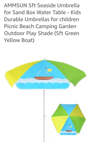 5ft seaside umbrella - 5ft, for